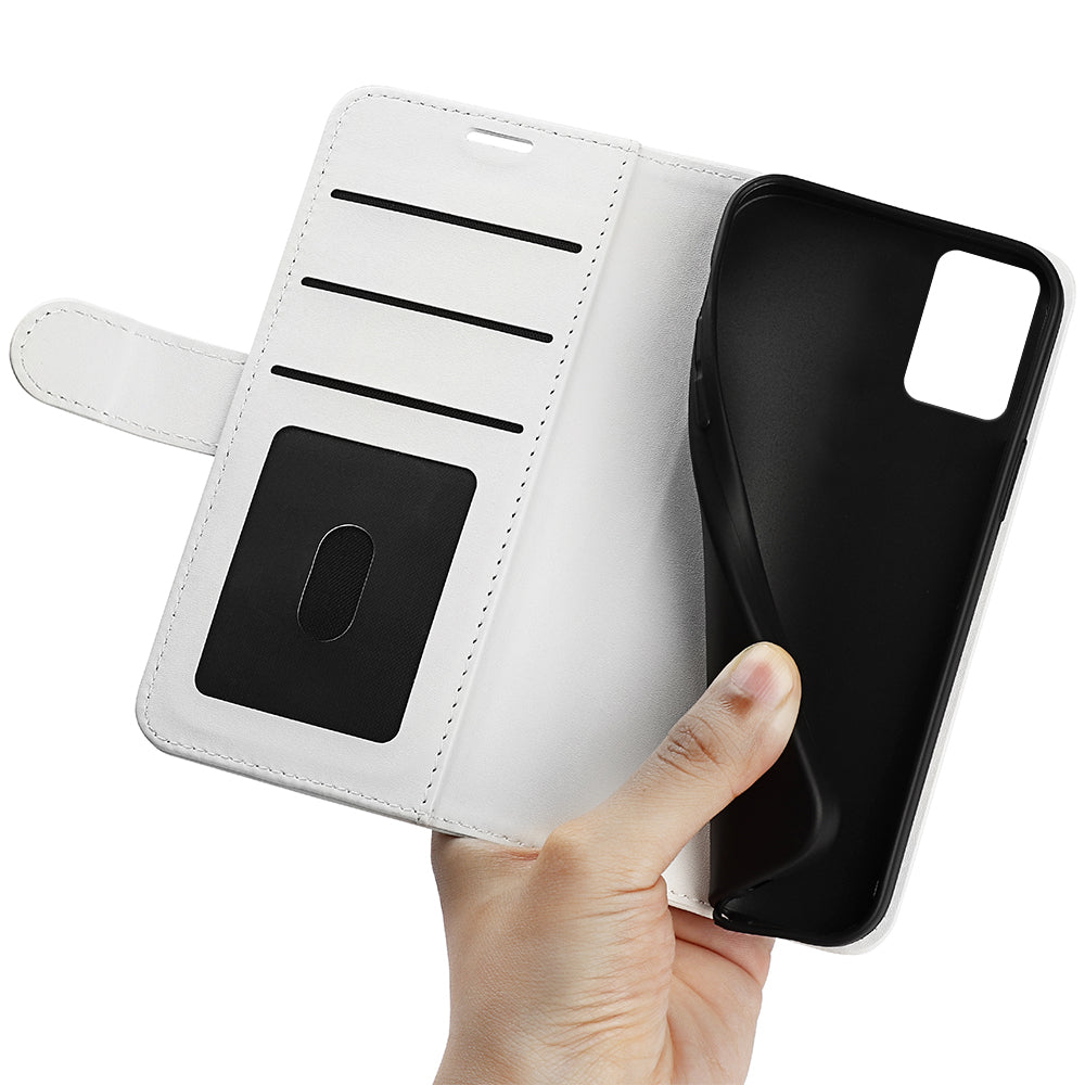 Flip Cover for Nokia G22 Crazy Horse Texture PU Leather Wallet Stand Anti-drop Phone Case