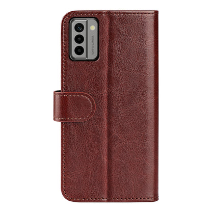 Flip Cover for Nokia G22 Crazy Horse Texture PU Leather Wallet Stand Anti-drop Phone Case
