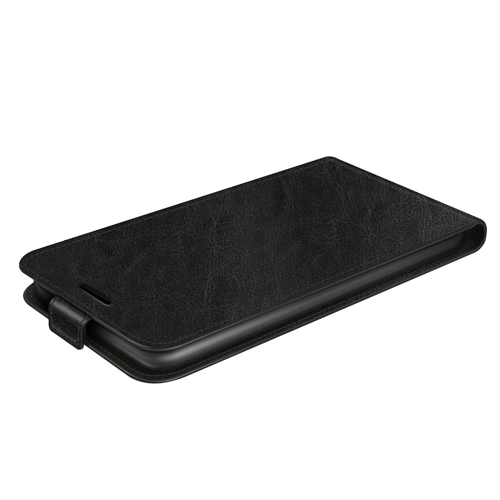 For Nokia G22 Card Holder Vertical Flip Phone Case Crazy Horse Texture Shockproof PU Leather Cover