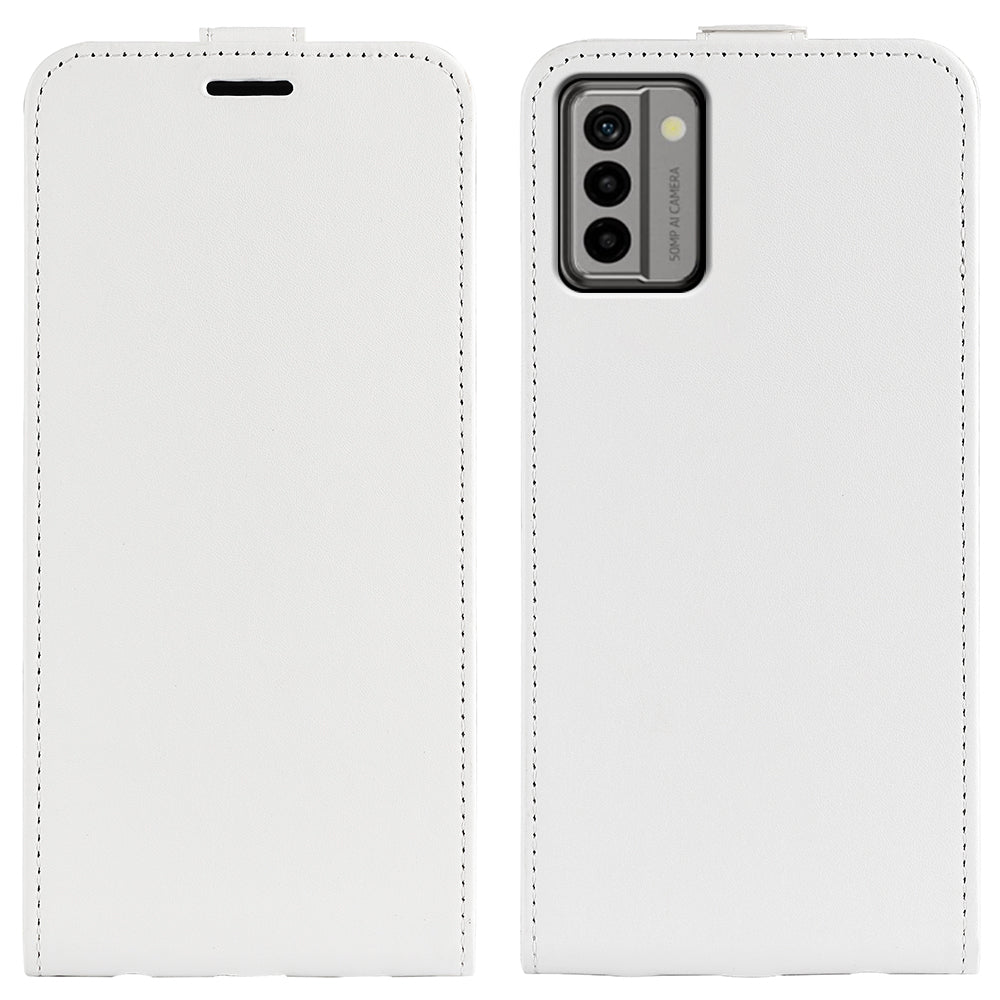 For Nokia G22 Card Holder Vertical Flip Phone Case Crazy Horse Texture Shockproof PU Leather Cover