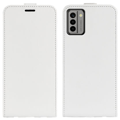 For Nokia G22 Card Holder Vertical Flip Phone Case Crazy Horse Texture Shockproof PU Leather Cover