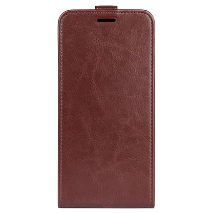 For Nokia G22 Card Holder Vertical Flip Phone Case Crazy Horse Texture Shockproof PU Leather Cover