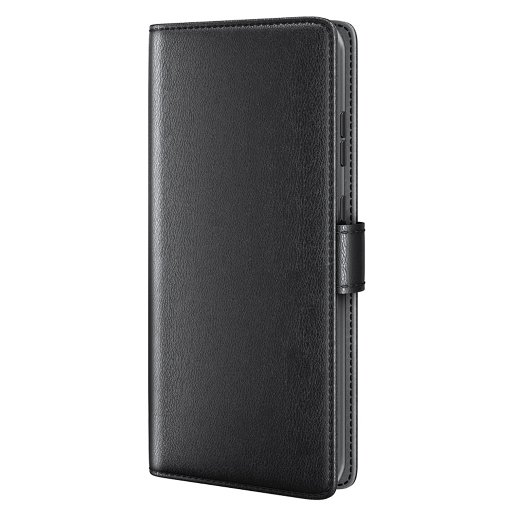 For Google Pixel 7a Genuine Cow Leather Shockproof Phone Case Folding Stand Wallet Protective Cover
