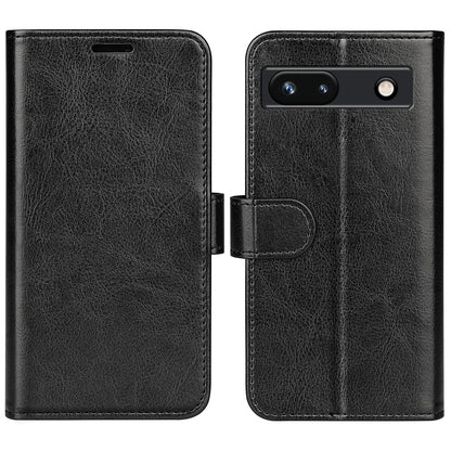 Stand Phone Case for Google Pixel 7a PU Leather Wallet Crazy Horse Texture Flip Cover