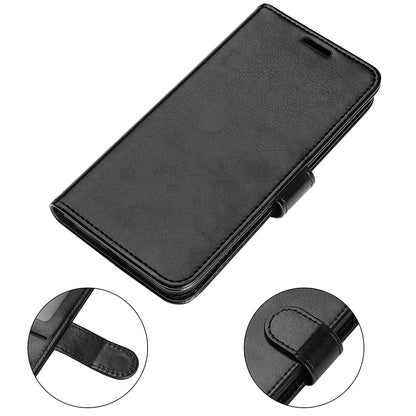 Stand Phone Case for Google Pixel 7a PU Leather Wallet Crazy Horse Texture Flip Cover