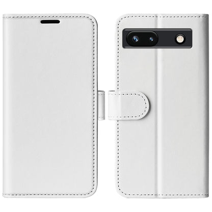 Stand Phone Case for Google Pixel 7a PU Leather Wallet Crazy Horse Texture Flip Cover