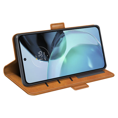 Flip Shell for Google Pixel 7a Calf Texture Cell Phone Cover Stand Wallet PU Leather Phone Case