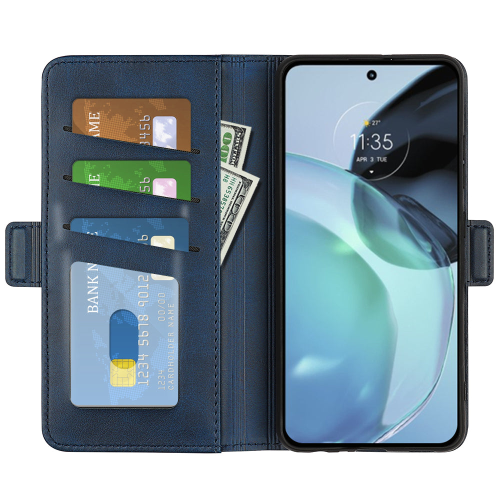 Flip Shell for Google Pixel 7a Calf Texture Cell Phone Cover Stand Wallet PU Leather Phone Case
