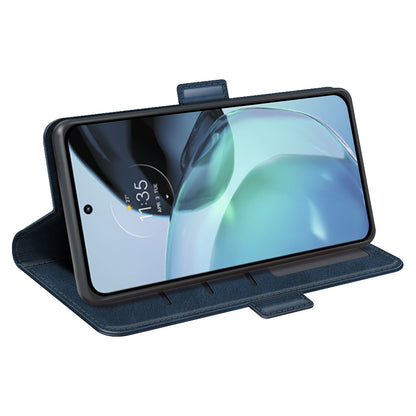 Flip Shell for Google Pixel 7a Calf Texture Cell Phone Cover Stand Wallet PU Leather Phone Case