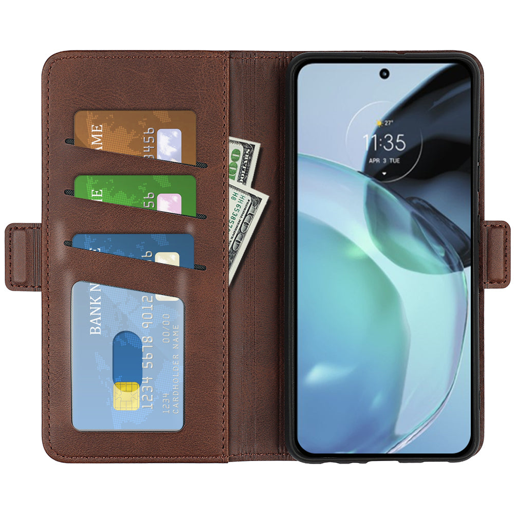 Flip Shell for Google Pixel 7a Calf Texture Cell Phone Cover Stand Wallet PU Leather Phone Case