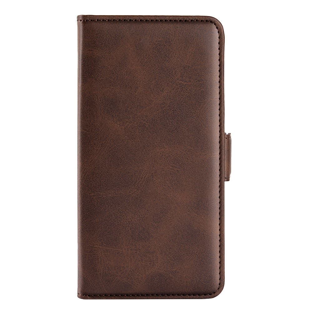 Flip Shell for Google Pixel 7a Calf Texture Cell Phone Cover Stand Wallet PU Leather Phone Case