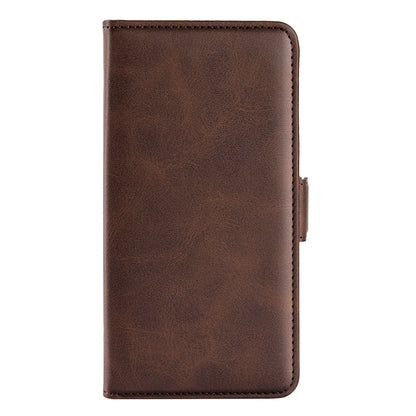 Flip Shell for Google Pixel 7a Calf Texture Cell Phone Cover Stand Wallet PU Leather Phone Case