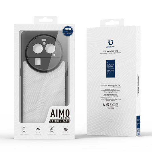DUX DUCIS Aimo Series for Oppo Find X6 Pro Matte Phone Case TPU+PC Anti-drop Phone Cover (REACH Certification)