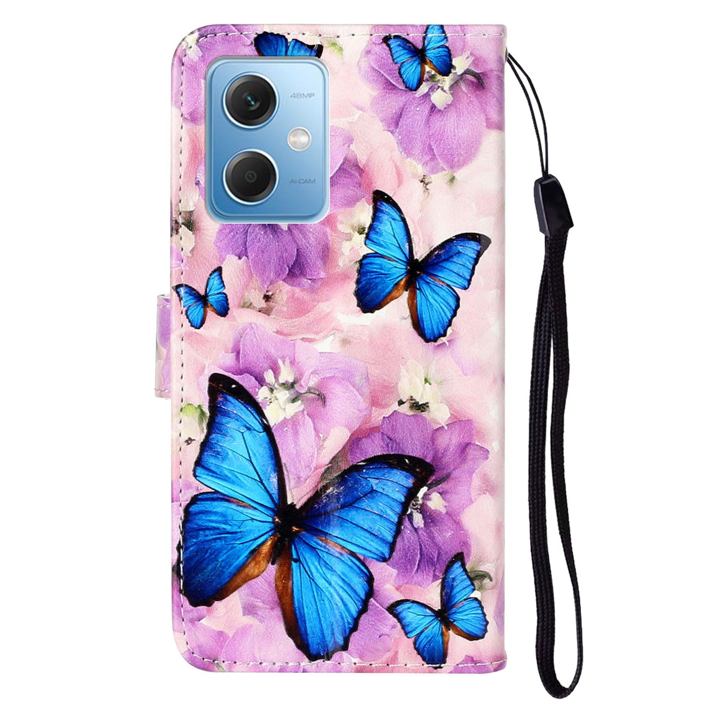 For Xiaomi Redmi Note 12 5G (China) / (India) / (Global) / Poco X5 5G Leather Phone Case Pattern Printing Wallet Stand Cover