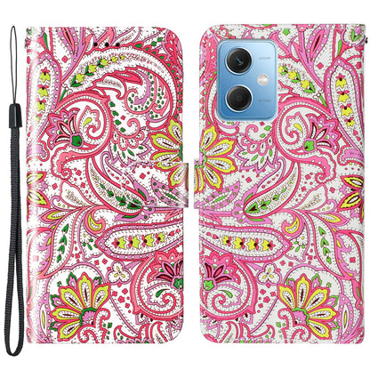 For Xiaomi Redmi Note 12 5G (China) / (India) / (Global) / Poco X5 5G Leather Phone Case Pattern Printing Wallet Stand Cover
