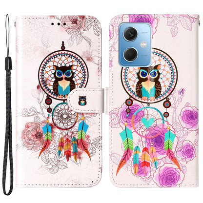 For Xiaomi Redmi Note 12 5G (China) / (India) / (Global) / Poco X5 5G Leather Phone Case Pattern Printing Wallet Stand Cover