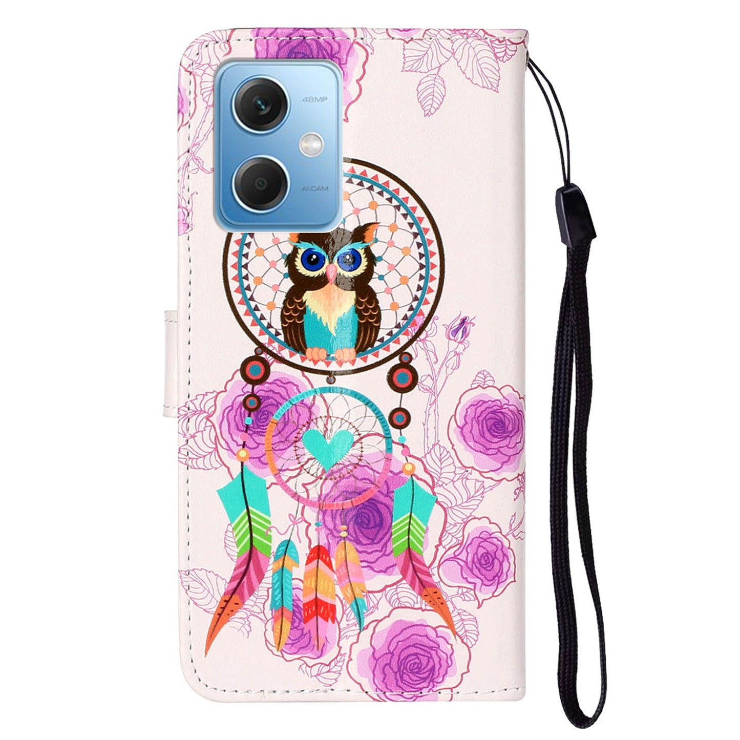 For Xiaomi Redmi Note 12 5G (China) / (India) / (Global) / Poco X5 5G Leather Phone Case Pattern Printing Wallet Stand Cover