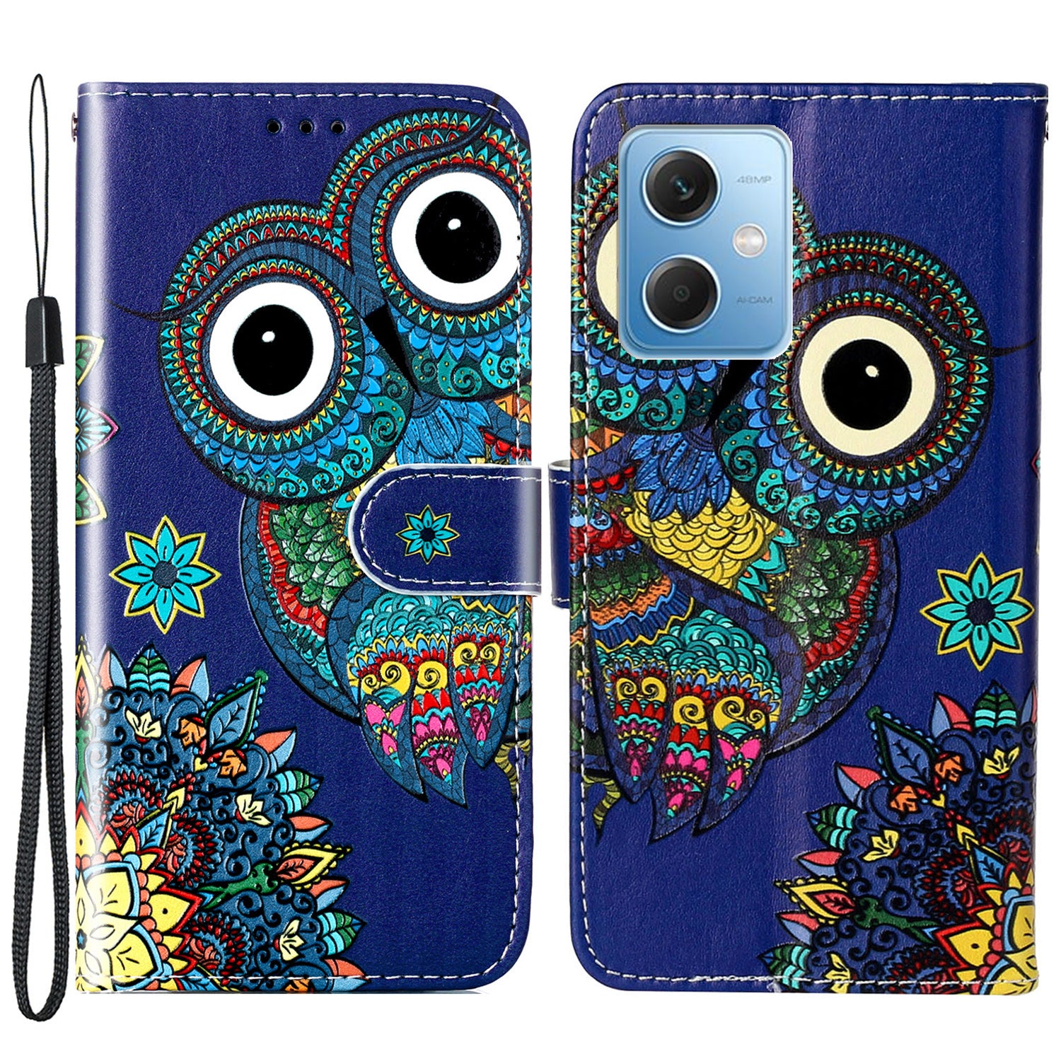 For Xiaomi Redmi Note 12 5G (China) / (India) / (Global) / Poco X5 5G Leather Phone Case Pattern Printing Wallet Stand Cover