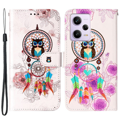 For Xiaomi Poco X5 Pro 5G / Redmi Note 12 Pro Speed 5G / Note 12 Pro 5G Pattern Printing Phone Cover Leather Wallet Flip Stand Case