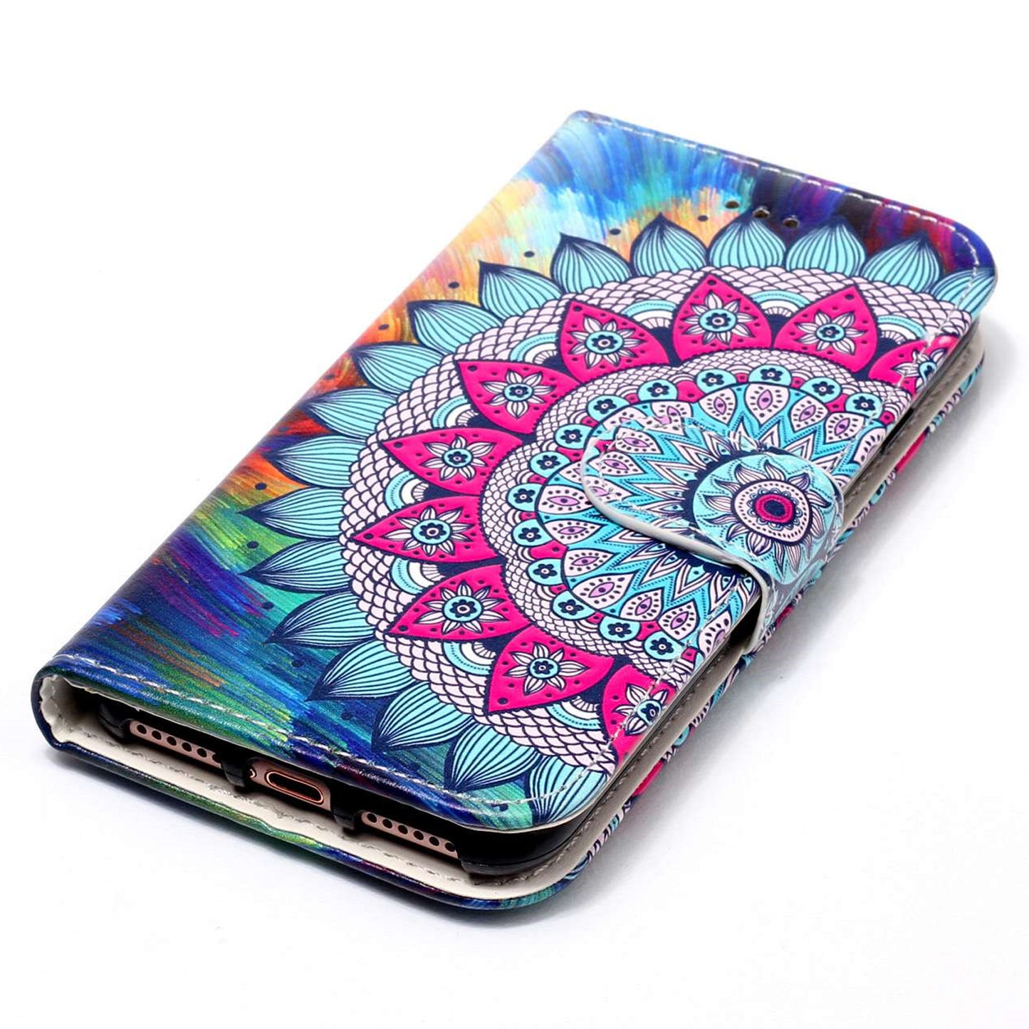 For Xiaomi 13 Lite / Civi 2 5G PU Leather Phone Case Pattern Printing Folding Stand Wallet Cover with Strap