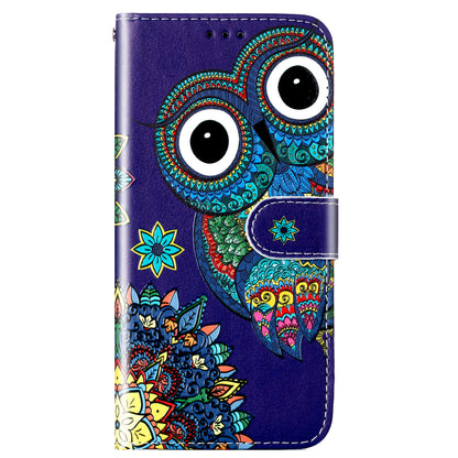 For Xiaomi 13 Lite / Civi 2 5G PU Leather Phone Case Pattern Printing Folding Stand Wallet Cover with Strap