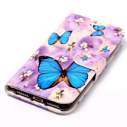 For Google Pixel 7 Pro 5G Pattern Printing Leather Wallet Cover Flip Stand Drop-proof Phone Case