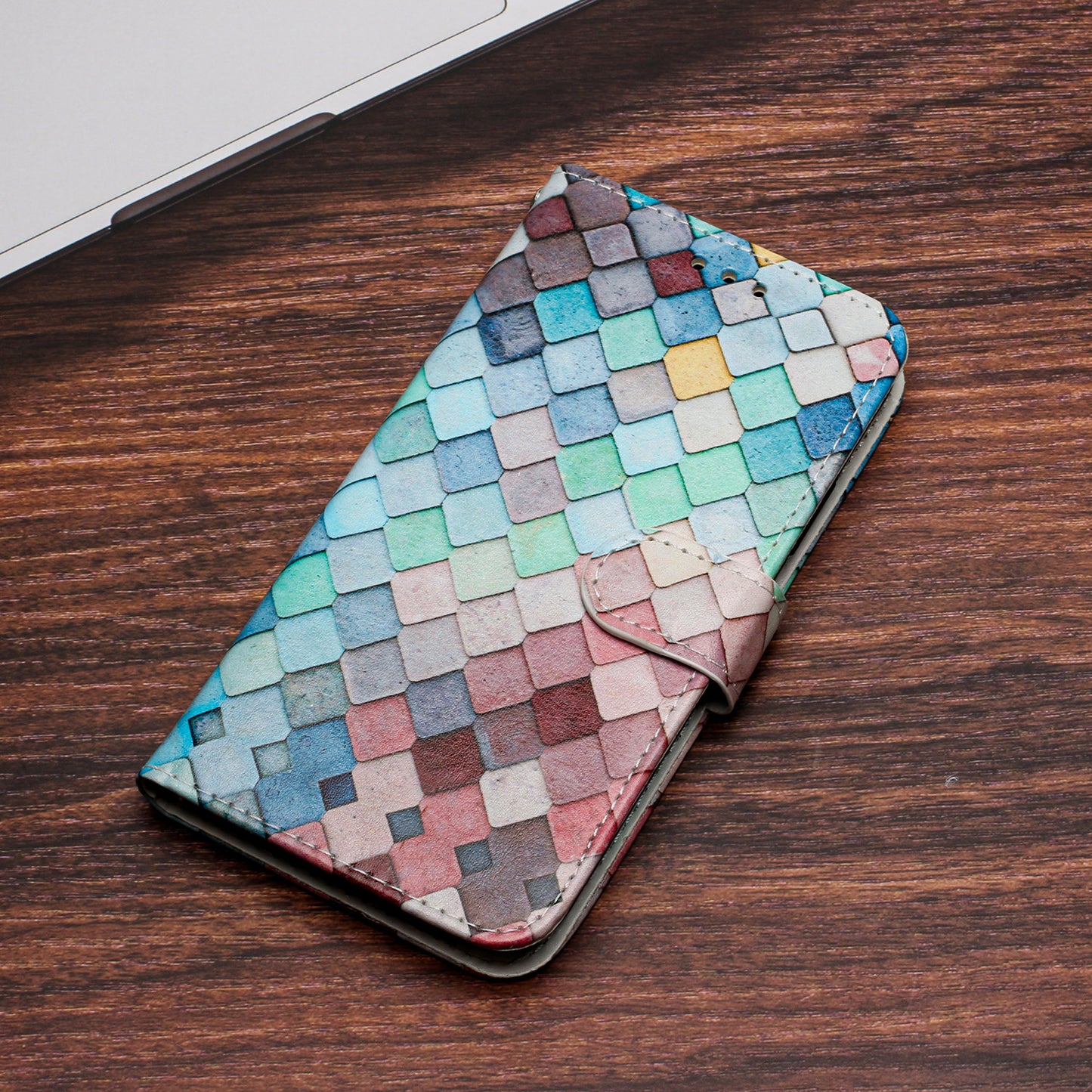 For Google Pixel 6 Pro 5G Wallet Phone Case Pattern Printing PU Leather Stand Flip Cover with Strap