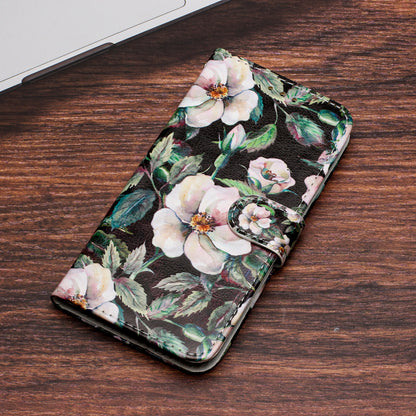 For Google Pixel 6 Pro 5G Wallet Phone Case Pattern Printing PU Leather Stand Flip Cover with Strap