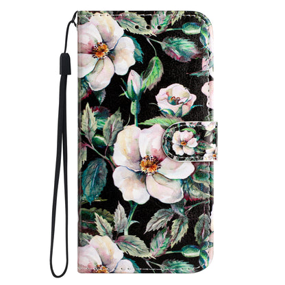 For Google Pixel 6 Pro 5G Wallet Phone Case Pattern Printing PU Leather Stand Flip Cover with Strap