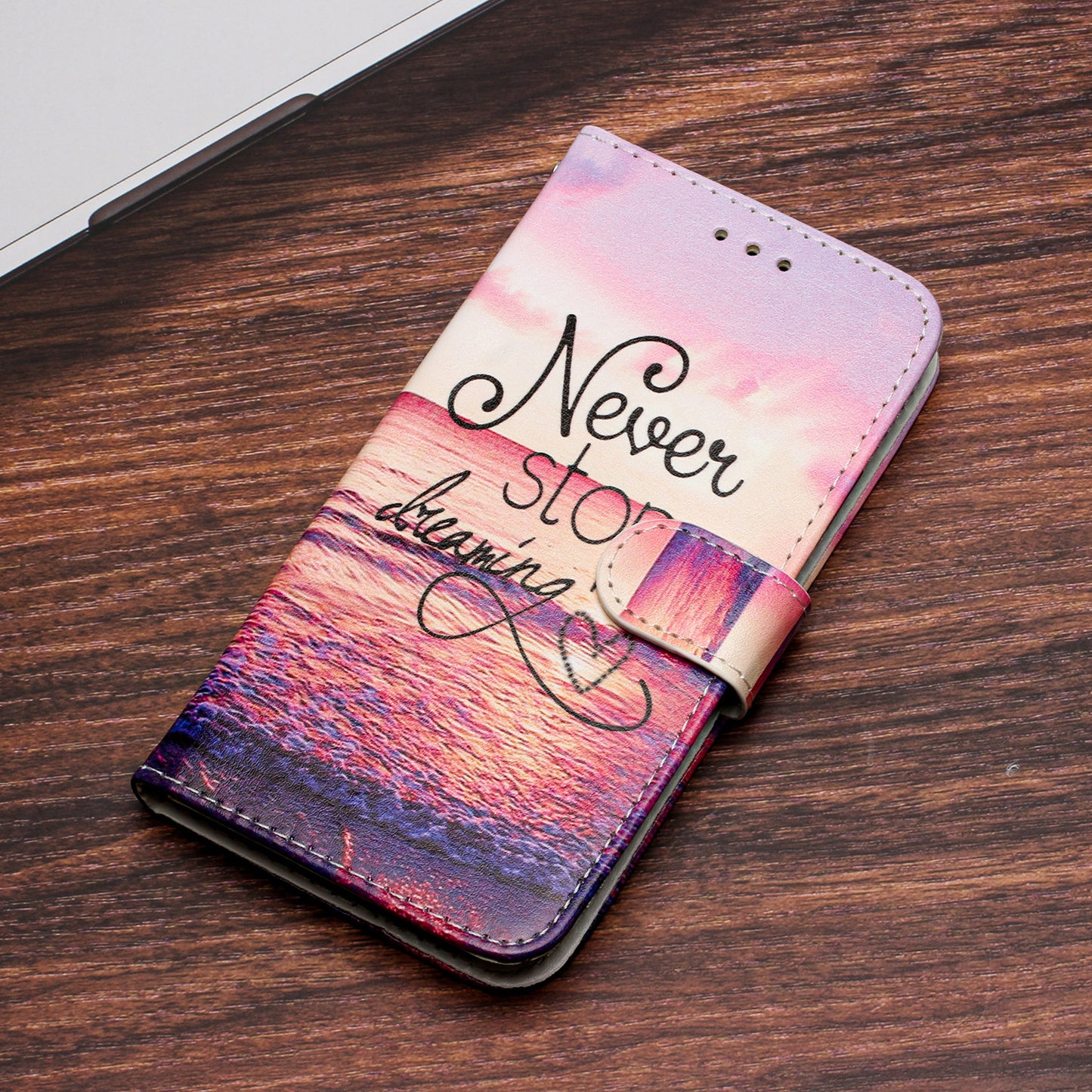 For Google Pixel 6 Pro 5G Wallet Phone Case Pattern Printing PU Leather Stand Flip Cover with Strap