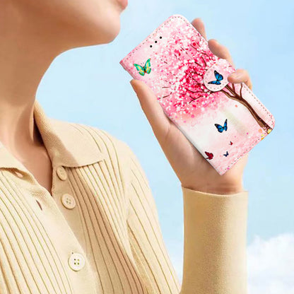 For Google Pixel 6 Pro 5G Wallet Phone Case Pattern Printing PU Leather Stand Flip Cover with Strap