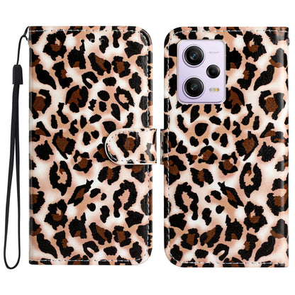 For Xiaomi Poco X5 Pro 5G / Redmi Note 12 Pro Speed 5G / Note 12 Pro 5G Pattern Printing Phone Case PU Leather Wallet Stand Cover