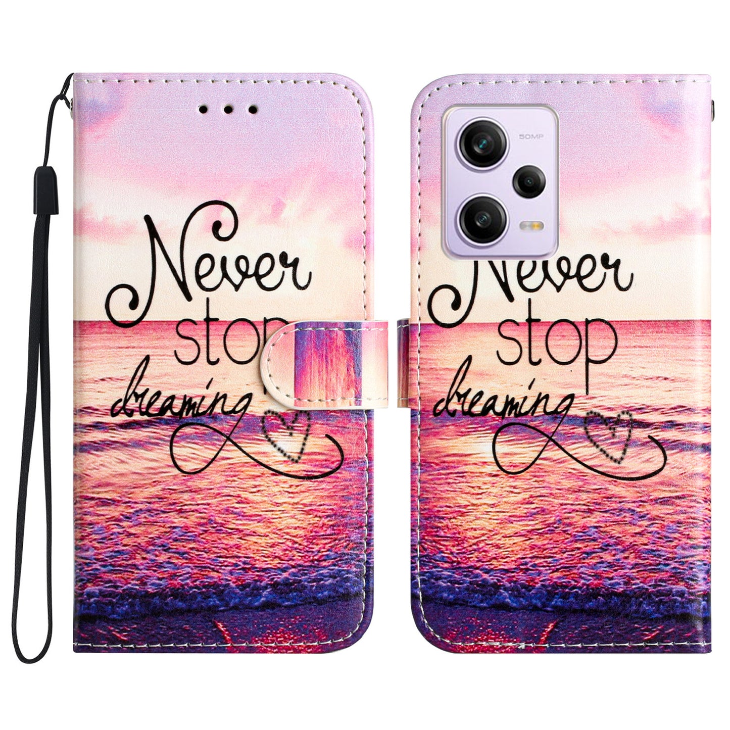 For Xiaomi Poco X5 Pro 5G / Redmi Note 12 Pro Speed 5G / Note 12 Pro 5G Pattern Printing Phone Case PU Leather Wallet Stand Cover