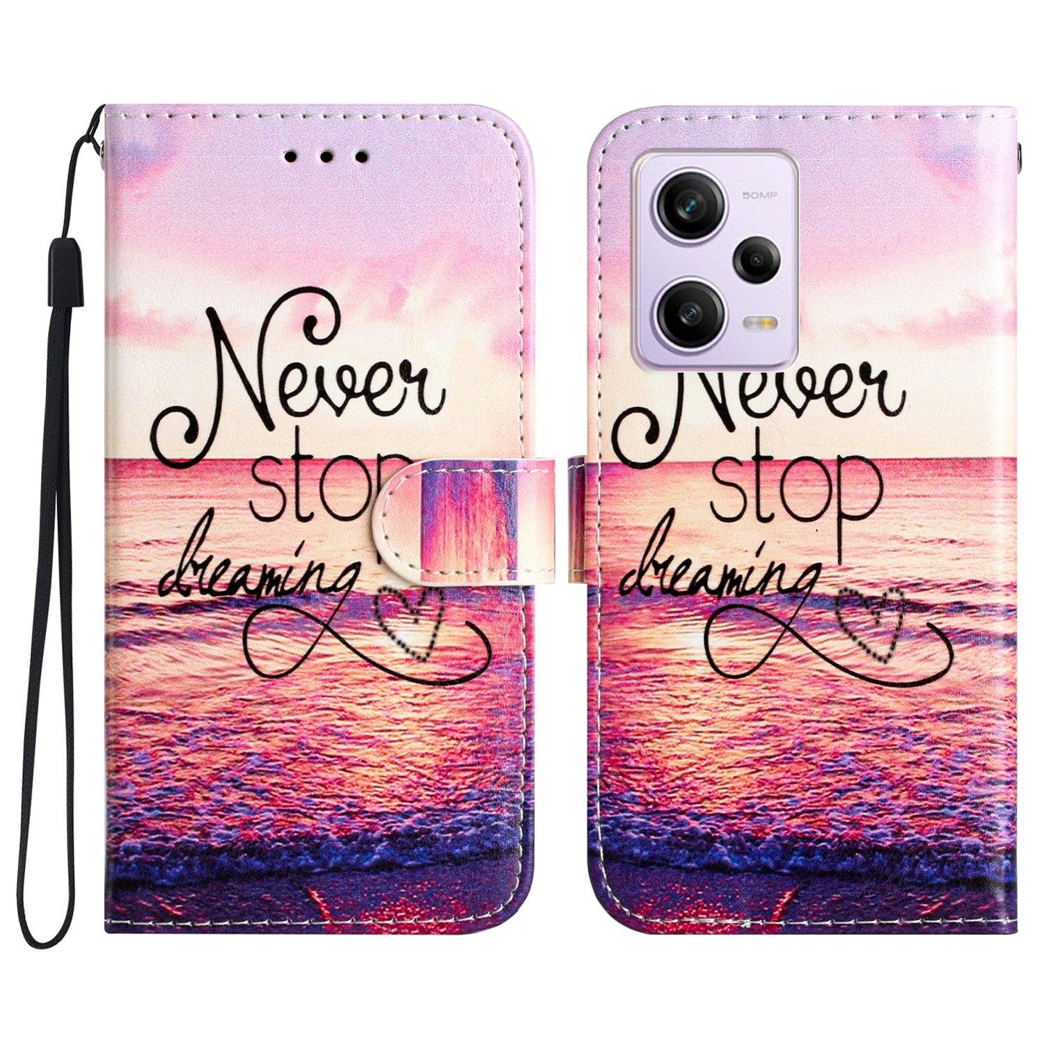 For Xiaomi Poco X5 Pro 5G / Redmi Note 12 Pro Speed 5G / Note 12 Pro 5G Pattern Printing Phone Case PU Leather Wallet Stand Cover