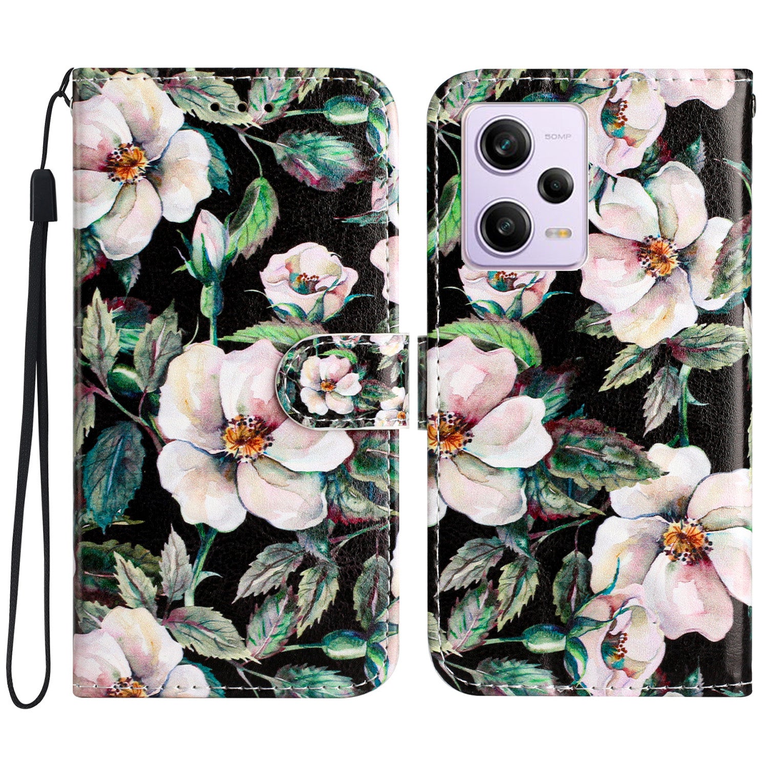 For Xiaomi Poco X5 Pro 5G / Redmi Note 12 Pro Speed 5G / Note 12 Pro 5G Pattern Printing Phone Case PU Leather Wallet Stand Cover
