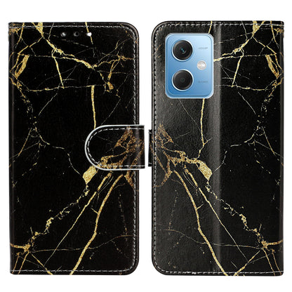 Phone Case for Xiaomi Redmi Note 12 5G (China) / (India) / (Global) / Poco X5 5G , PU Leather Pattern Printing Stand Flip Wallet Cover