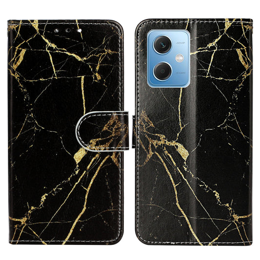 Phone Case for Xiaomi Redmi Note 12 5G (China) / (India) / (Global) / Poco X5 5G , PU Leather Pattern Printing Stand Flip Wallet Cover