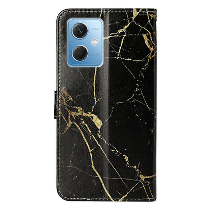 Phone Case for Xiaomi Redmi Note 12 5G (China) / (India) / (Global) / Poco X5 5G , PU Leather Pattern Printing Stand Flip Wallet Cover