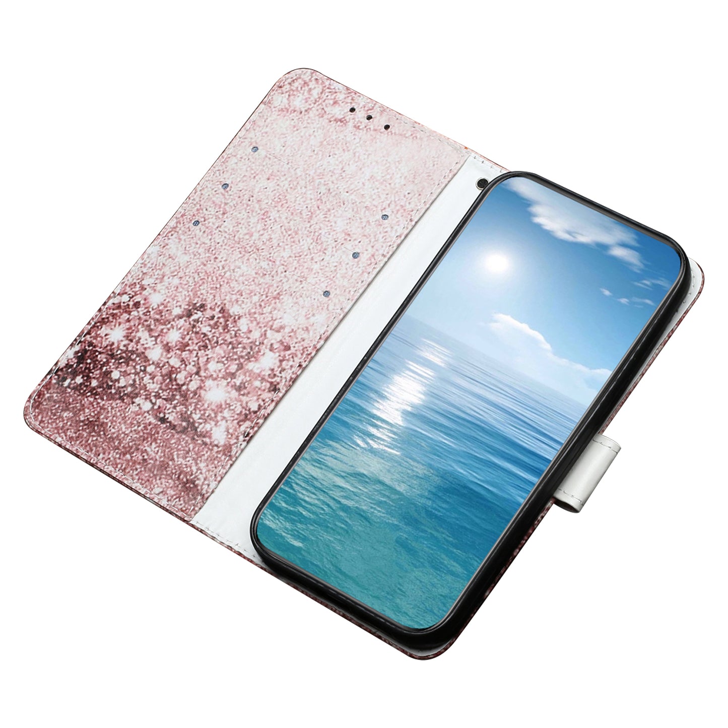 Phone Case for Xiaomi Redmi Note 12 5G (China) / (India) / (Global) / Poco X5 5G , PU Leather Pattern Printing Stand Flip Wallet Cover