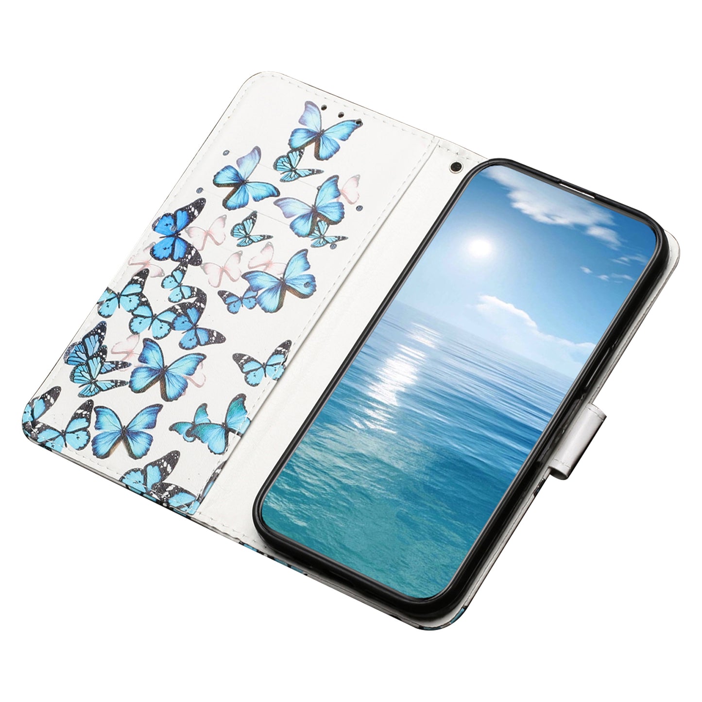 Phone Case for Xiaomi Redmi Note 12 5G (China) / (India) / (Global) / Poco X5 5G , PU Leather Pattern Printing Stand Flip Wallet Cover