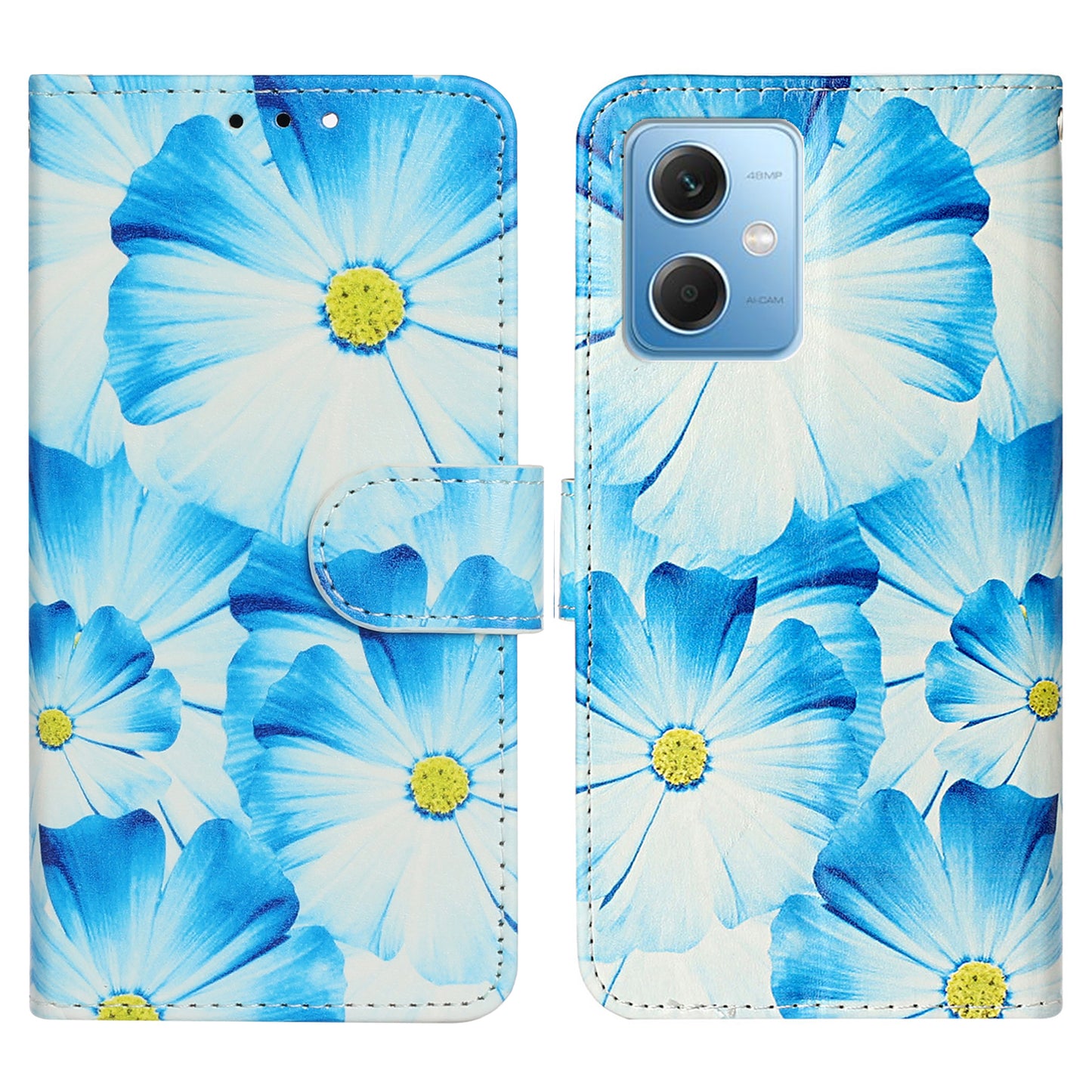 Phone Case for Xiaomi Redmi Note 12 5G (China) / (India) / (Global) / Poco X5 5G , PU Leather Pattern Printing Stand Flip Wallet Cover