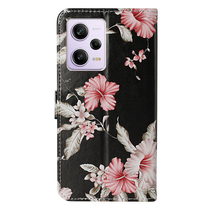 For Xiaomi Redmi Note 12 Pro 5G / Note 12 Pro Speed 5G / Poco X5 Pro 5G Leather Phone Case Pattern Printing Flip Wallet Stand Cover