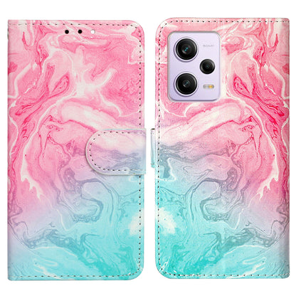 For Xiaomi Redmi Note 12 Pro 5G / Note 12 Pro Speed 5G / Poco X5 Pro 5G Leather Phone Case Pattern Printing Flip Wallet Stand Cover
