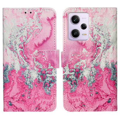 For Xiaomi Redmi Note 12 Pro 5G / Note 12 Pro Speed 5G / Poco X5 Pro 5G Leather Phone Case Pattern Printing Flip Wallet Stand Cover