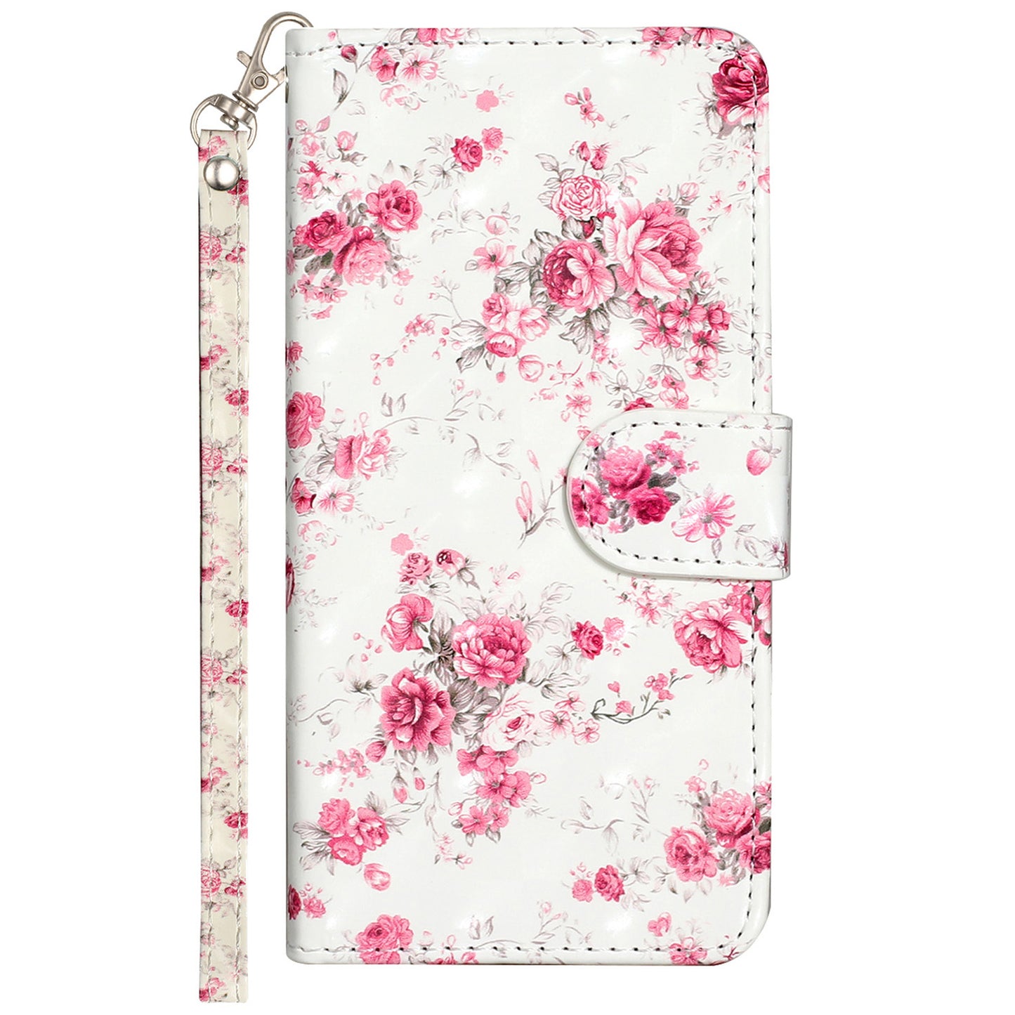 For Sony Xperia 10 V Phone Case 3D Pattern Printing Flip Stand PU Leather Wallet Drop-proof Cover with Strap