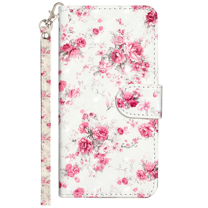 For Sony Xperia 10 V Phone Case 3D Pattern Printing Flip Stand PU Leather Wallet Drop-proof Cover with Strap