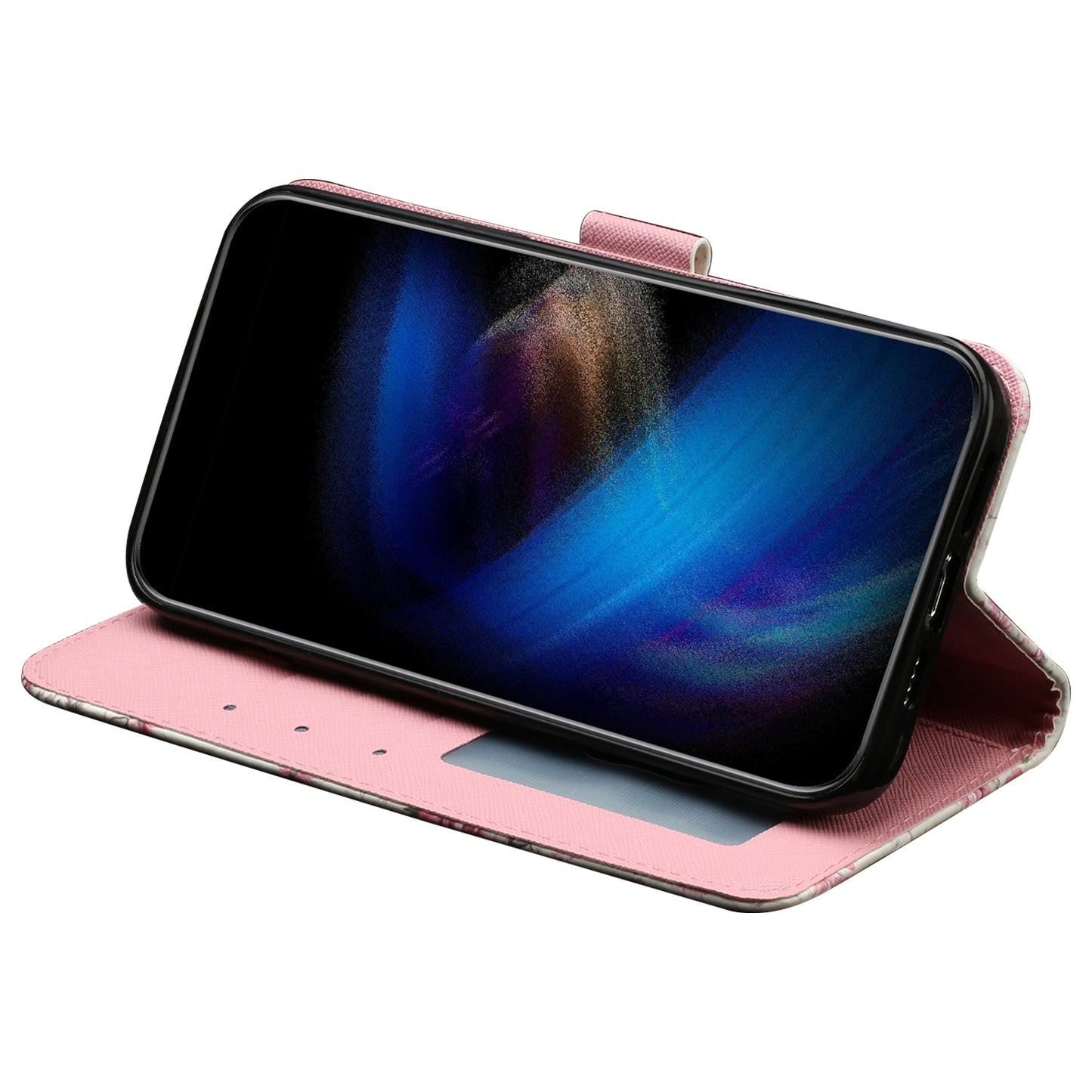For Sony Xperia 1 V Shockproof PU Leather Wallet Case Folding Stand 3D Pattern Printing Phone Cover with Strap