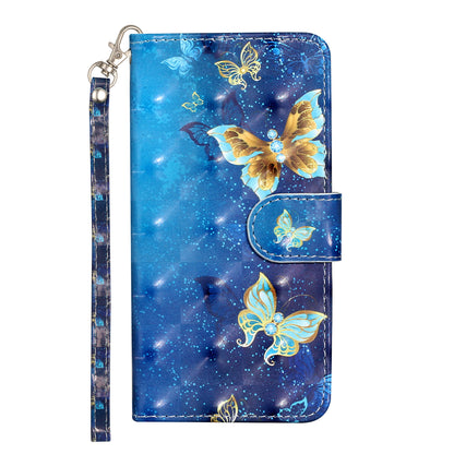 For Google Pixel 7 5G PU Leather Flip Wallet Case 3D Pattern Printing Stand Phone Cover with Strap