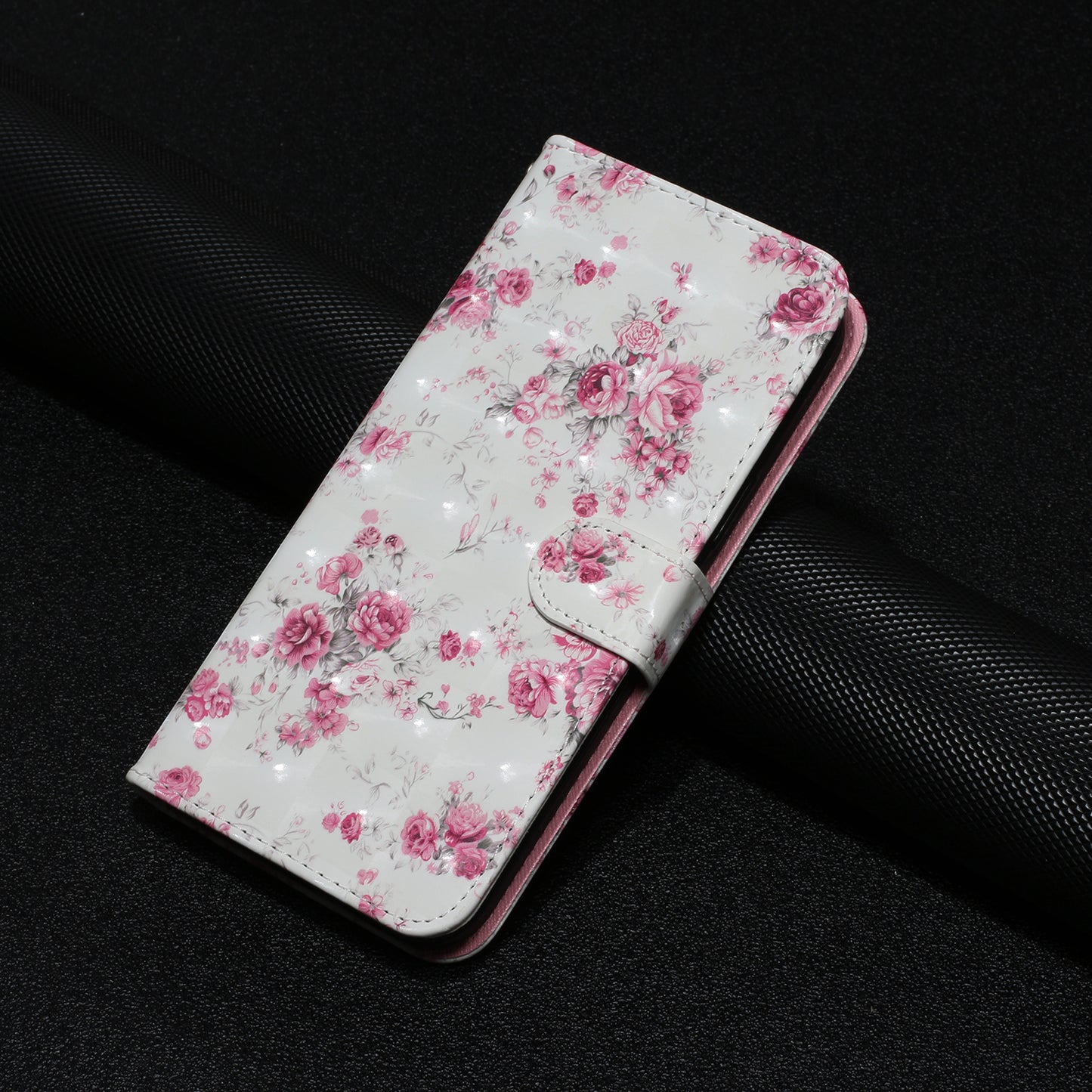 For Google Pixel 7 Pro 5G Flip Stand Phone Case 3D Pattern Printing PU Leather Wallet Phone Folio Cover with Strap
