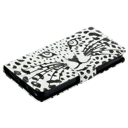 For Google Pixel 7 Pro 5G Flip Stand Phone Case 3D Pattern Printing PU Leather Wallet Phone Folio Cover with Strap